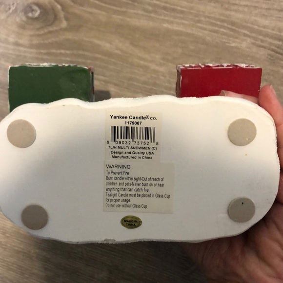 Snowman Tea Light Holder - Picture 4 of 4